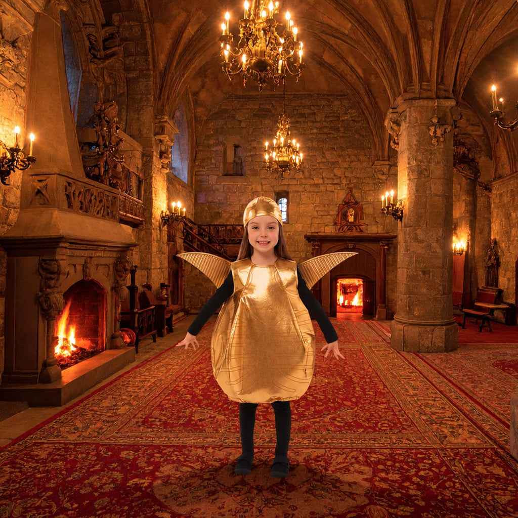 Toddler Golden Snitch Costume