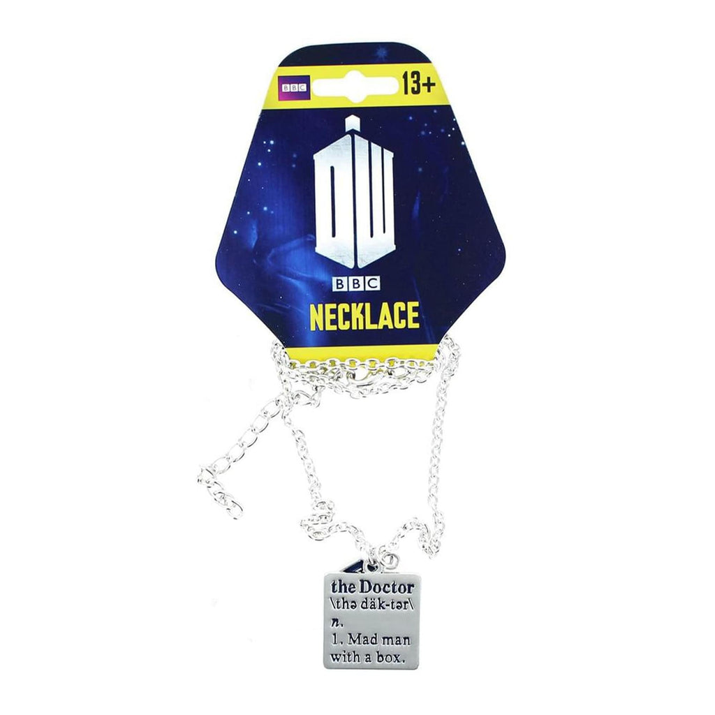 Doctor Who "Mad Man With A Box" Pendant Necklace