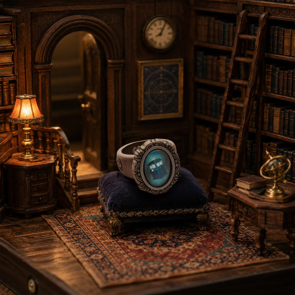 Doctor Who TARDIS Cameo Ring