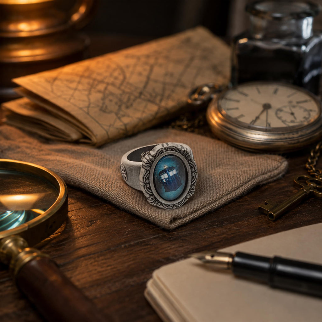 Doctor Who TARDIS Cameo Ring
