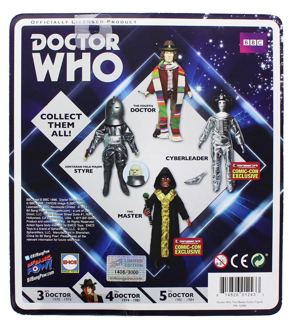 Doctor Who The Master Retro Clothed 8" Action Figure