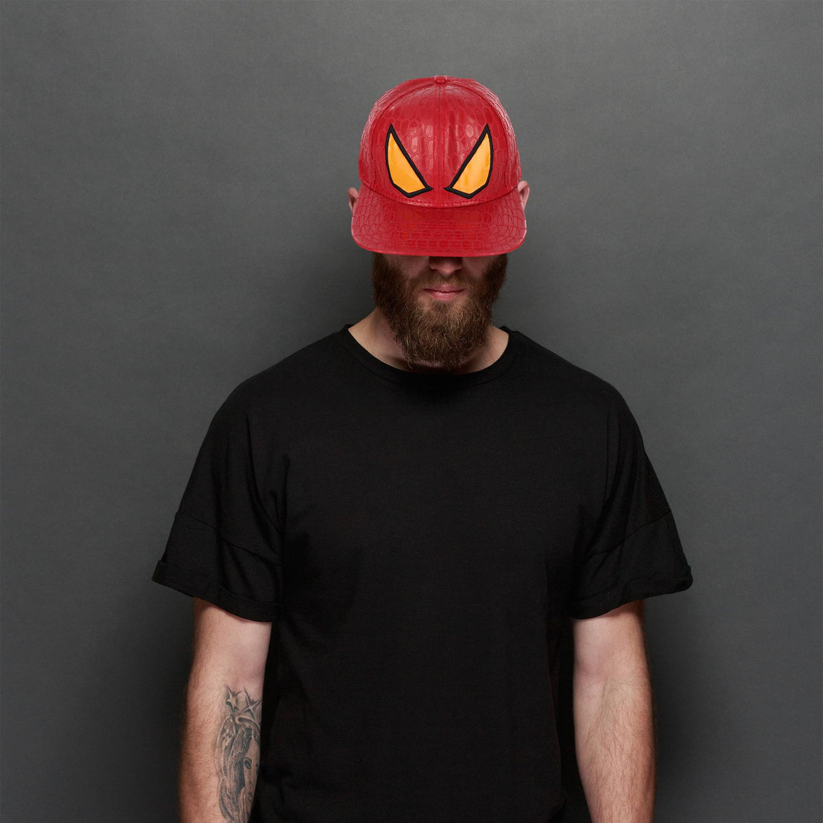 The Amazing Spider-Man Men's Snapback Red Cap