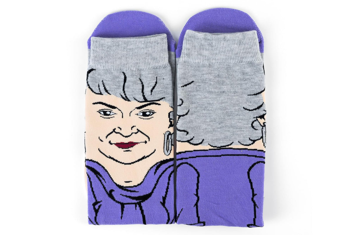 The Golden Girls Dorothy Funny Graphic Socks | Single Pair Of Adult Crew Socks