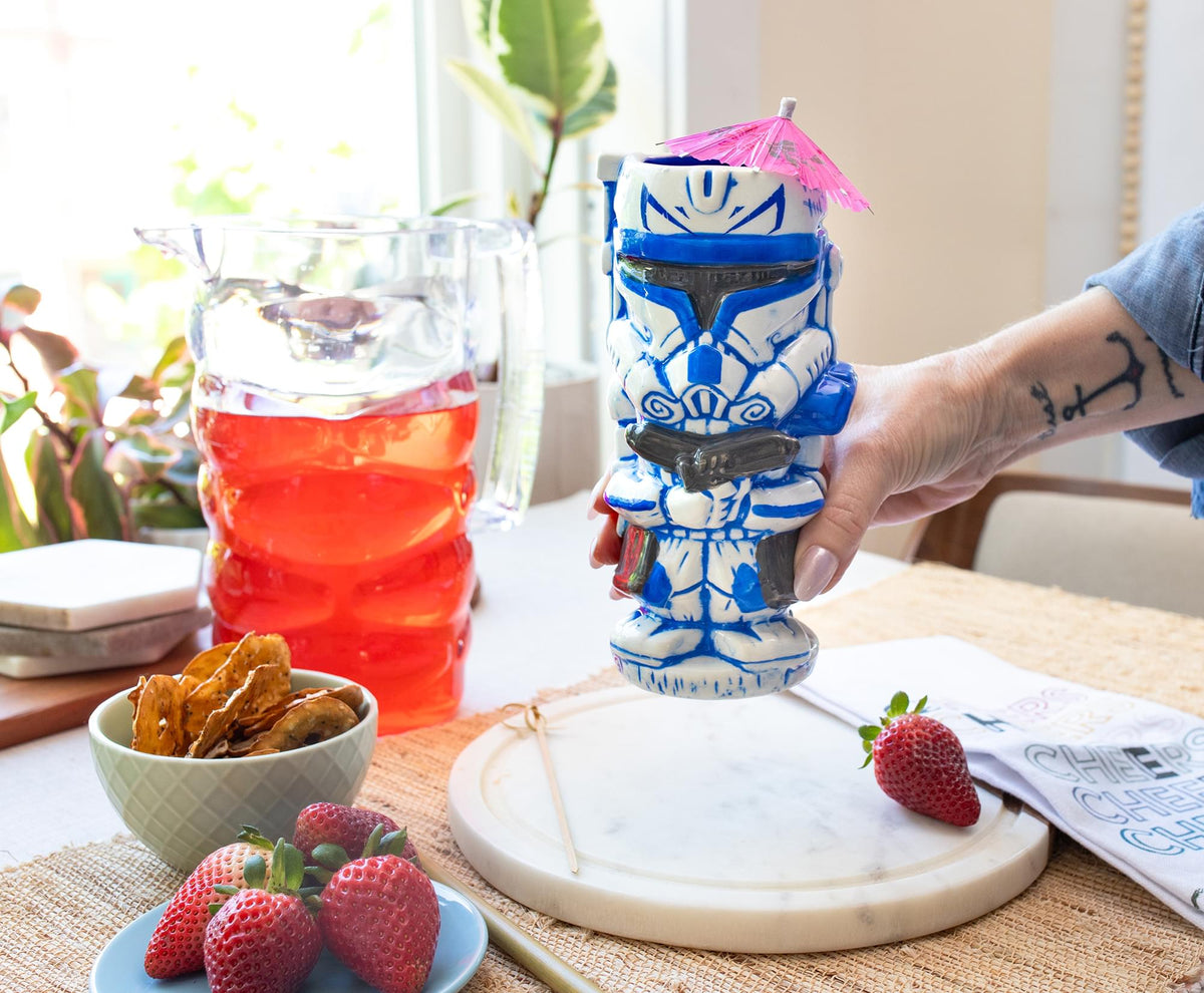 Geeki Tikis Star Wars Captain Rex Ceramic Mug | Holds 15 Ounces