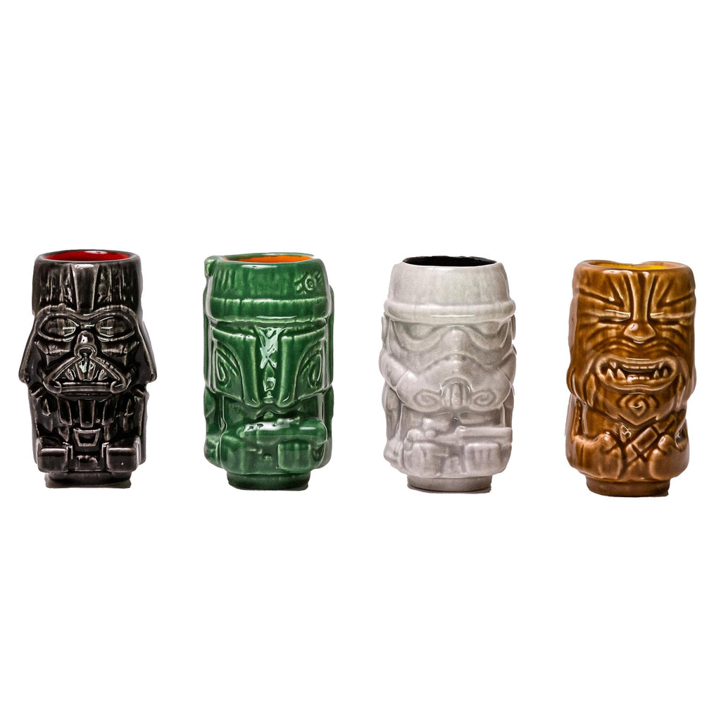 Geeki Tikis Star Wars Ceramic Mini Muglet 4-Pack | Each Holds 2 Ounces