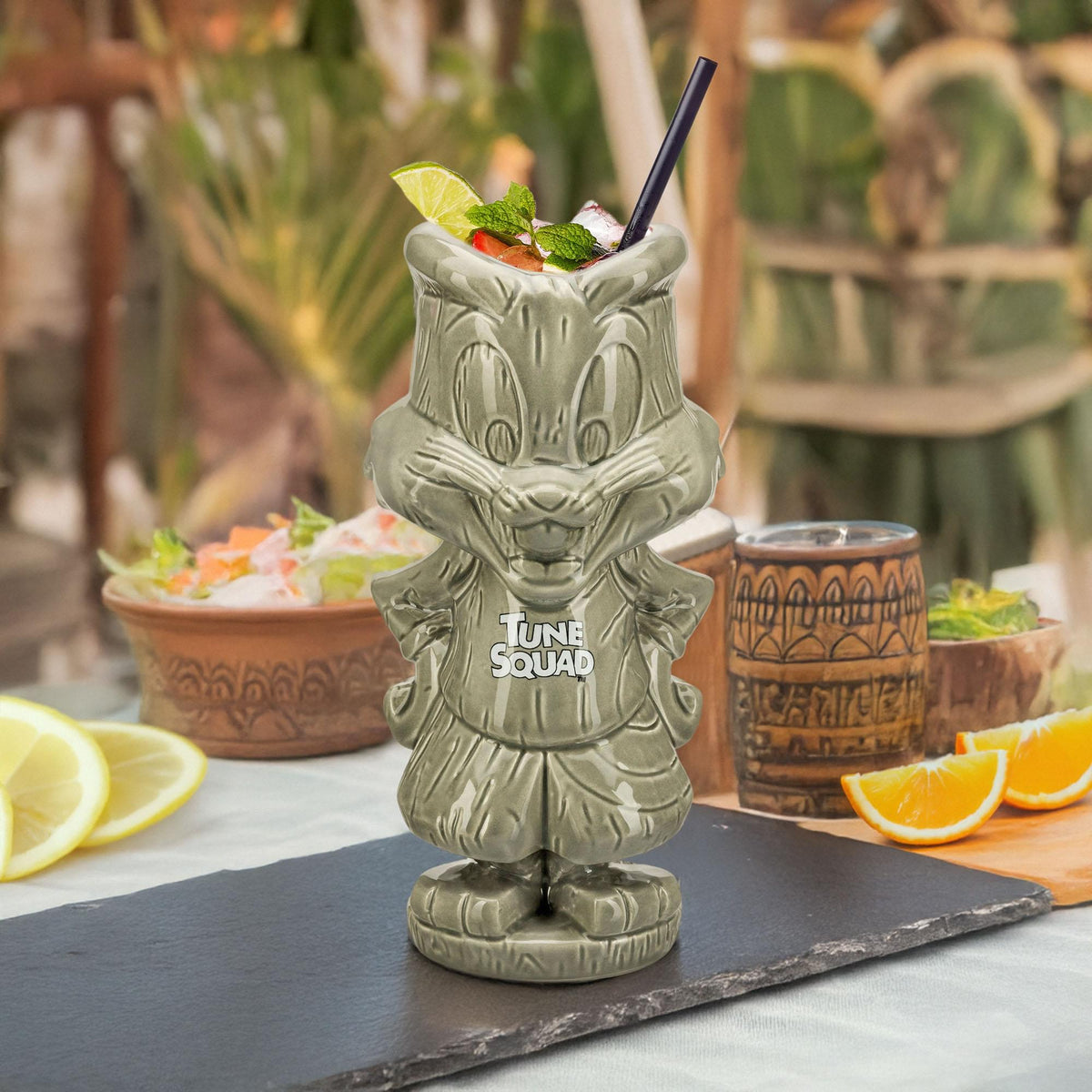 Geeki Tiki Space Jam Bugs Bunny 12 Ounce Ceramic Tiki Mug