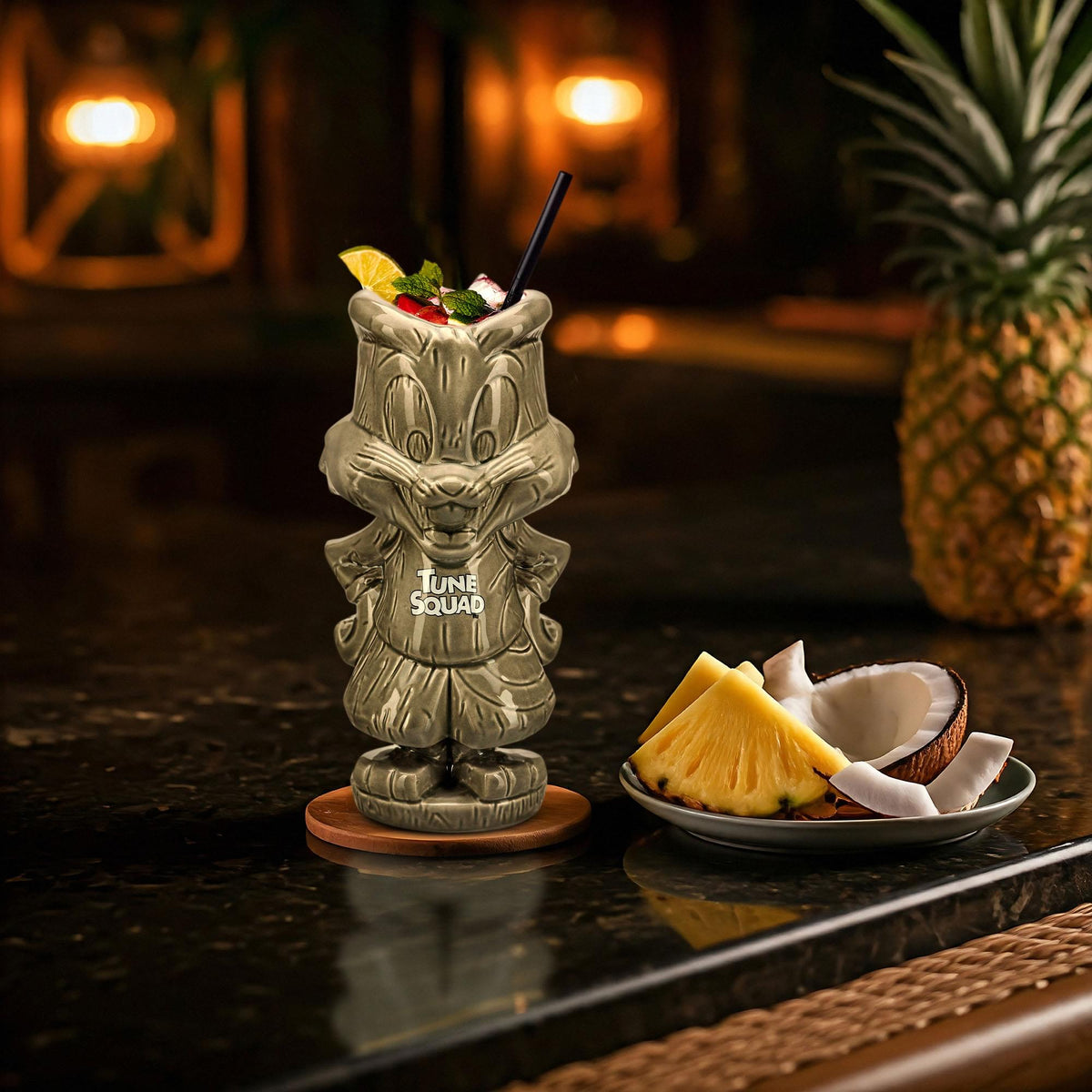 Geeki Tiki Space Jam Bugs Bunny 12 Ounce Ceramic Tiki Mug