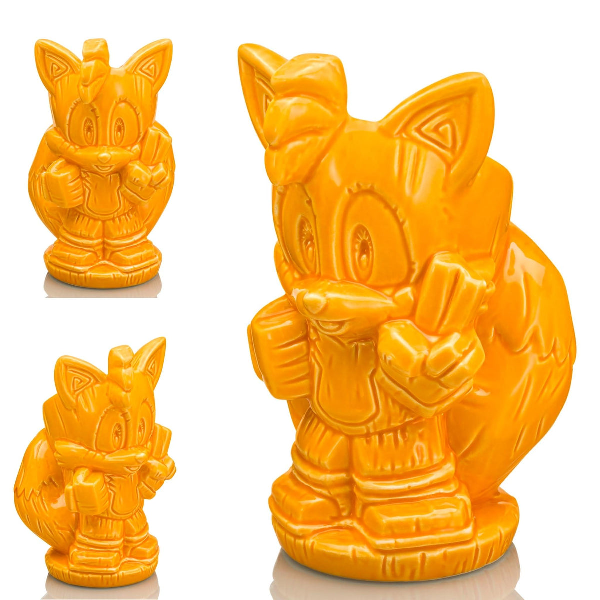 Geeki Tikis Sonic The Hedgehog 5-Piece Ceramic Mug Set | Each Holds 10-18 Ounces