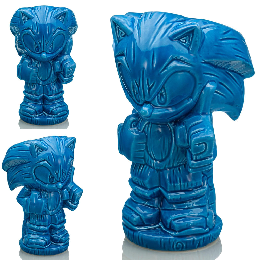 Geeki Tikis Sonic The Hedgehog 5-Piece Ceramic Mug Set | Each Holds 10-18 Ounces