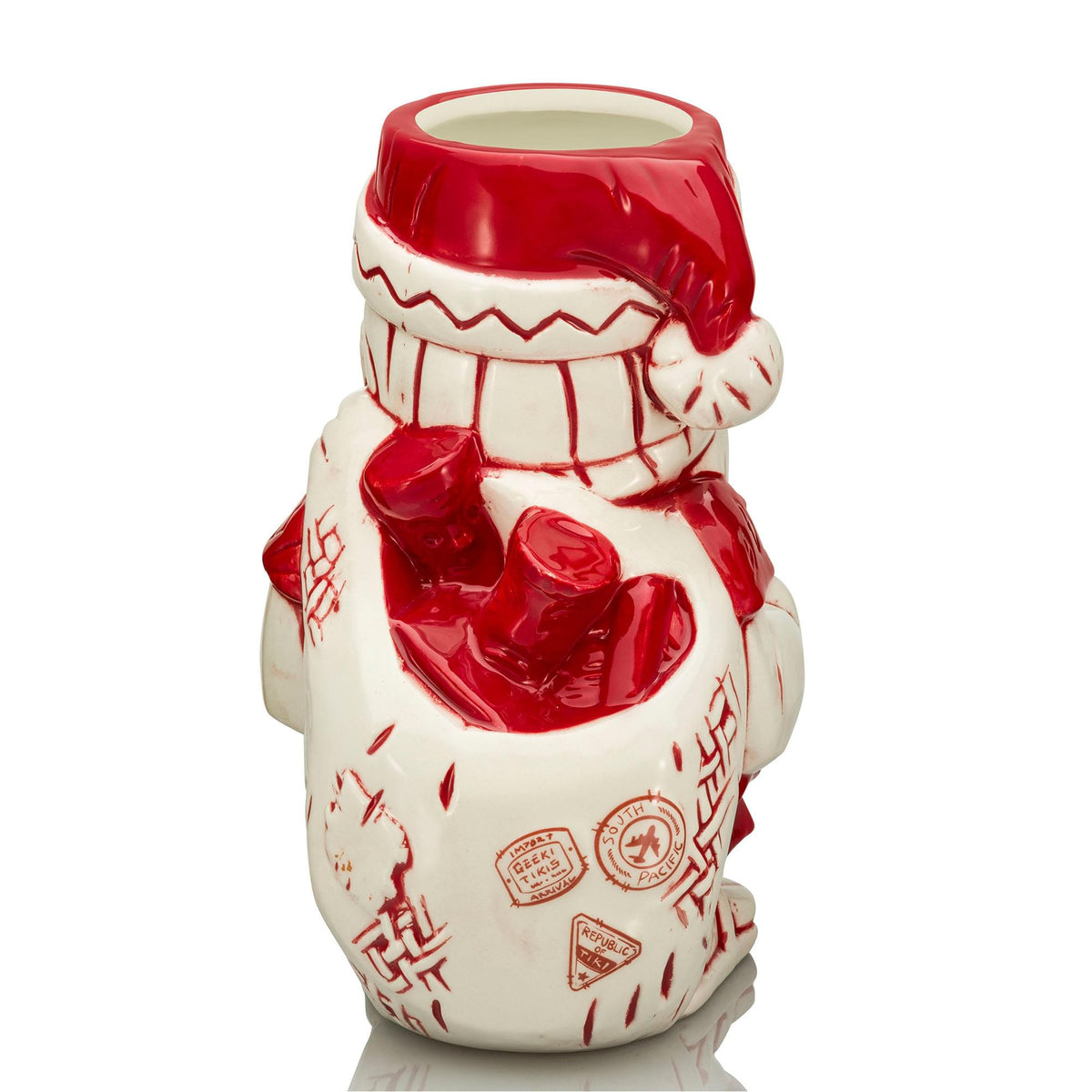 Geeki Tikis Santa Clause 30 Ounce Ceramic Mug
