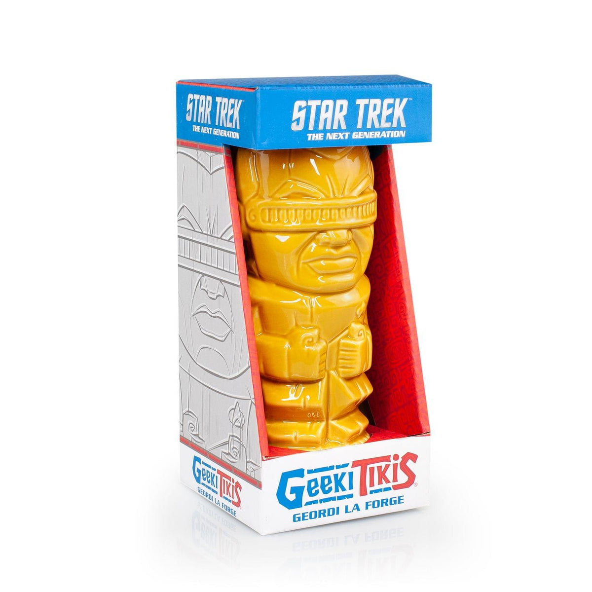 Geeki Tikis Star Trek: The Next Generation Geordi La Forge Mug | Holds 14 Ounces