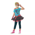 80'S Valley Girl Punk Rock Girl Dress Costume Tween