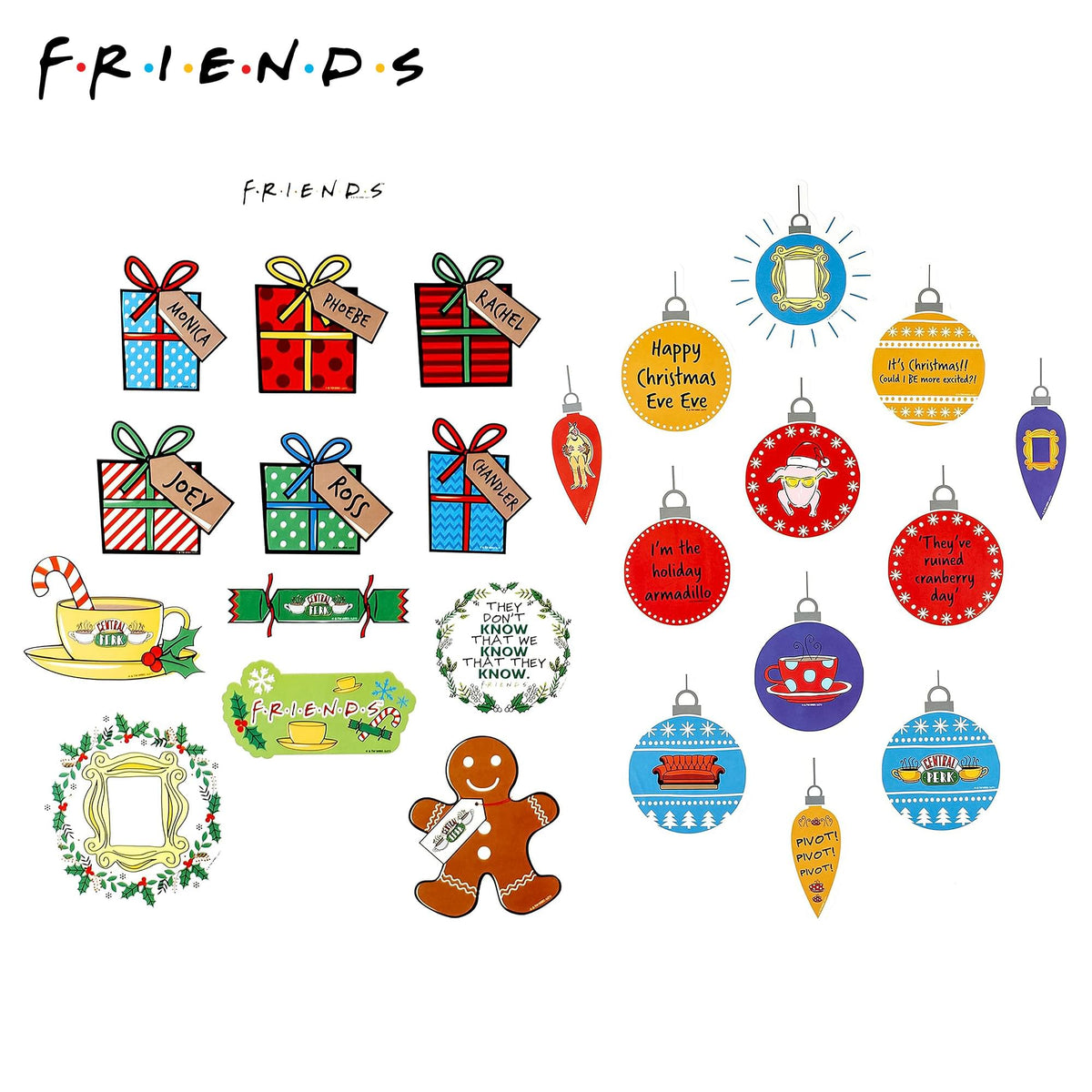 Friends #THEMOISTMAKER Vinyl Decal 50-Pack