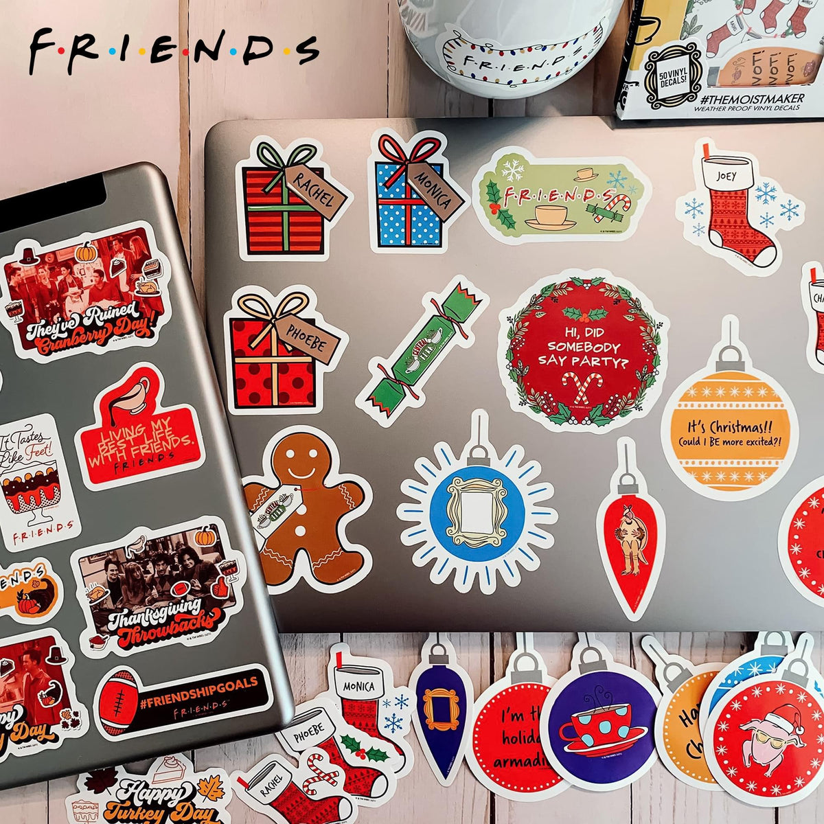 Friends #THEMOISTMAKER Vinyl Decal 50-Pack