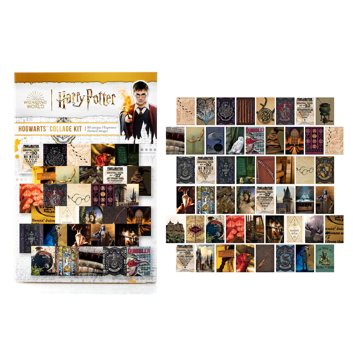 Harry Potter Hogwarts 4 x 6 Inch Wall Collage Kit | 50 Prints