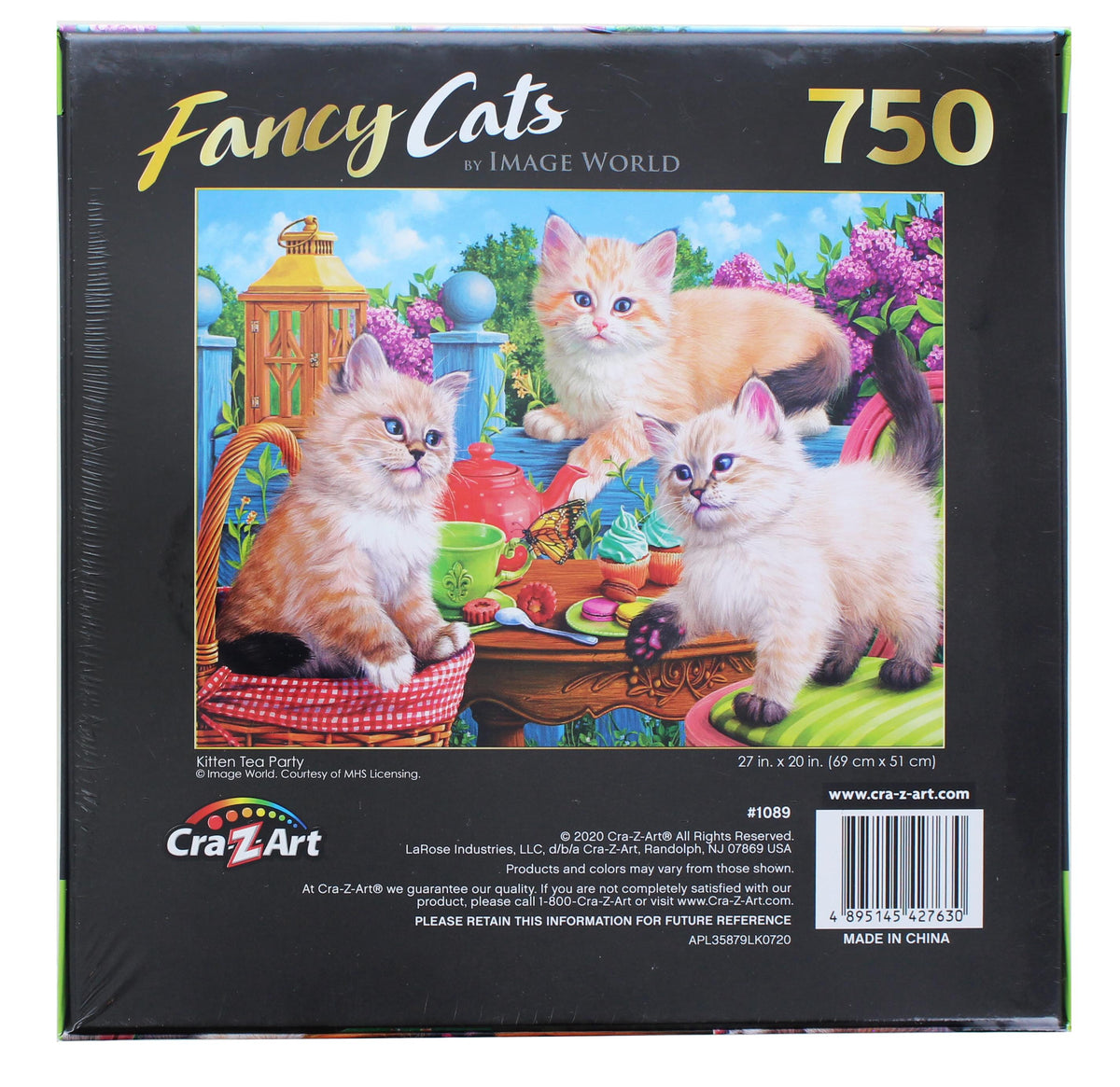 Fancy Cats Kitten Tea Party 750 Piece Jigsaw Puzzle