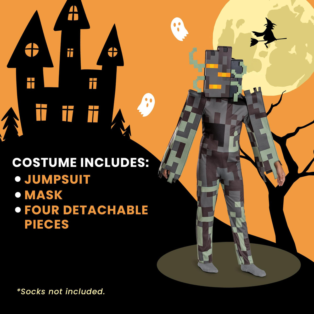 Minecraft Creaking Classic Child Costume