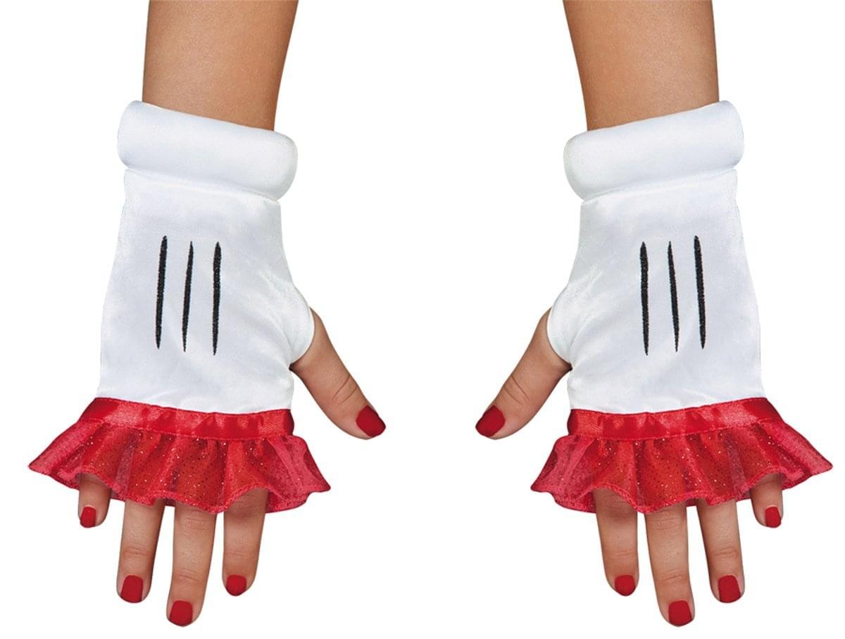 Red Minnie Child Costume Glovettes