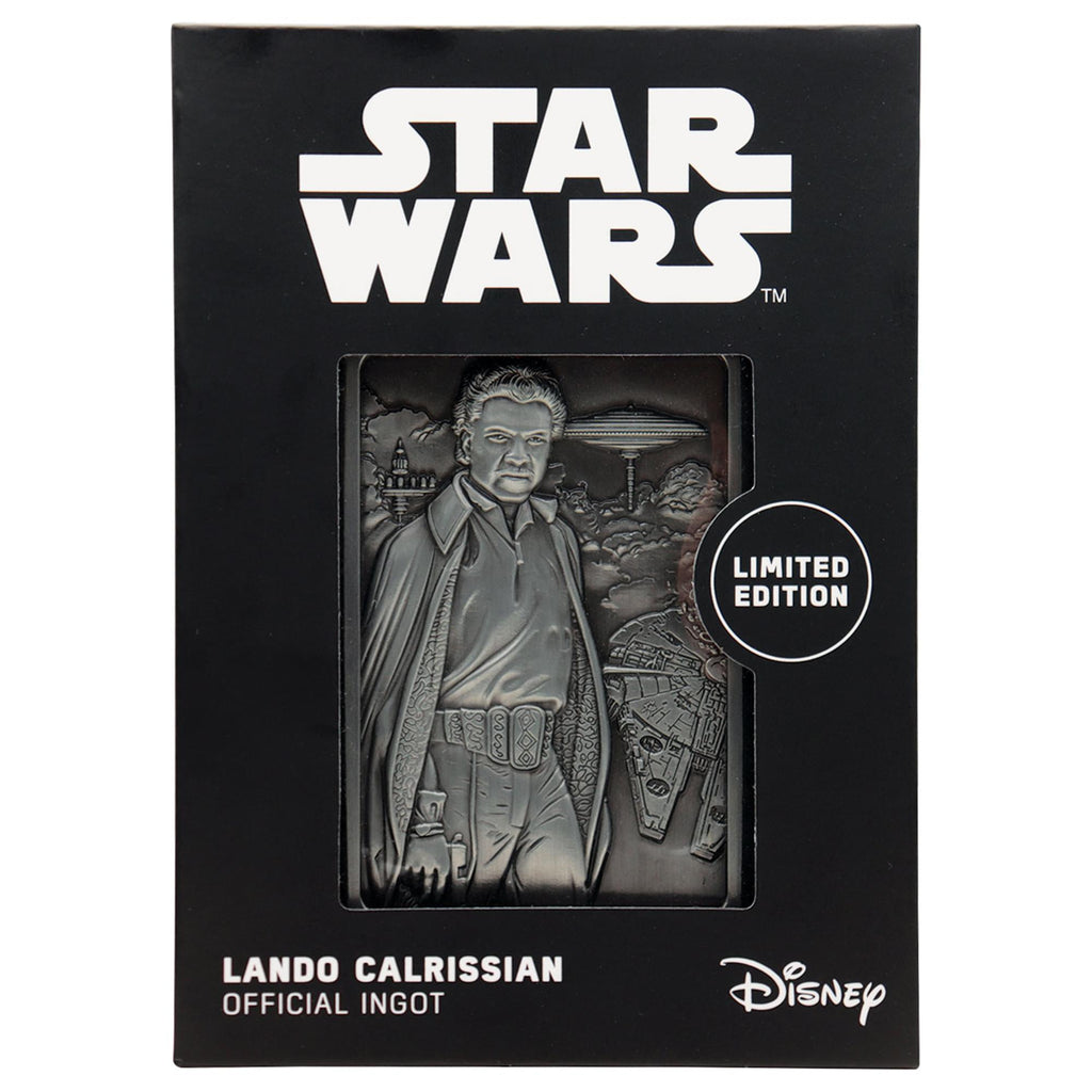 Star Wars Lando Calrissian Limited Edition Embossed Metal Ingot