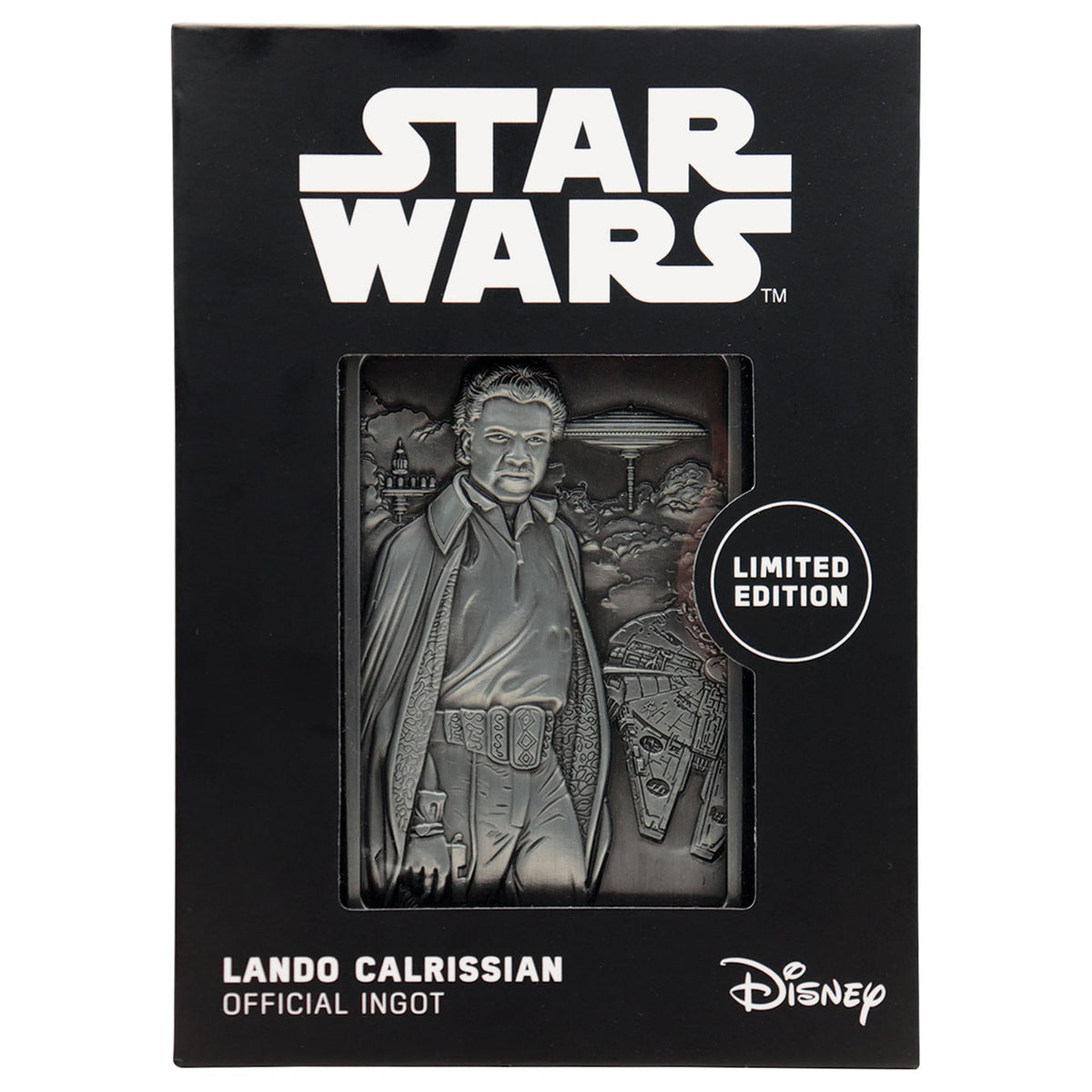 Star Wars Lando Calrissian Limited Edition Embossed Metal Ingot