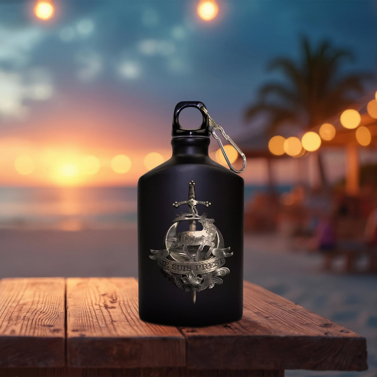 Outlander Fraser Clan Motto Metal Drink Bottle/Flask