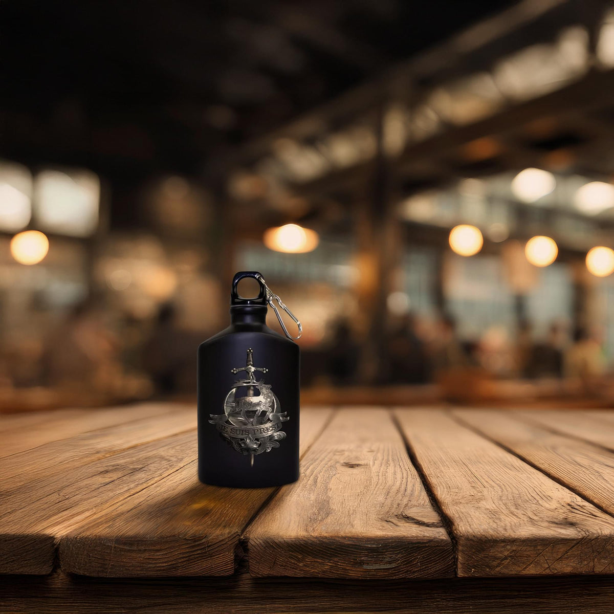 Outlander Fraser Clan Motto Metal Drink Bottle/Flask