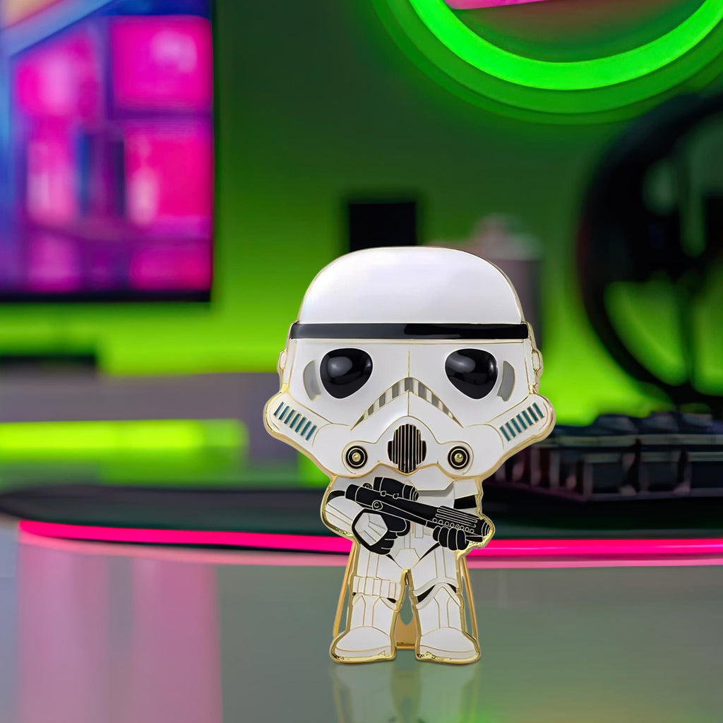 Star Wars Funko POP Pin Large Enamel Pin | Stormtrooper