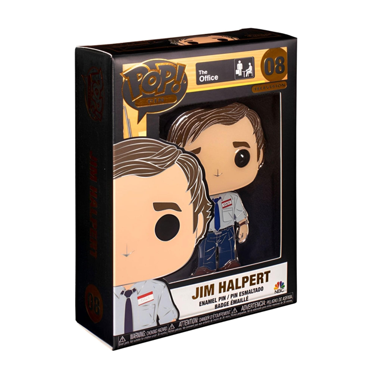The Office 3 Inch Funko POP Pin | Jim Halpert