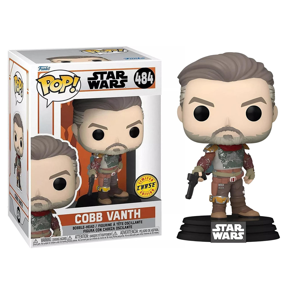Star Wars The Mandalorian Funko POP Vinyl Figure | Marshal CHASE