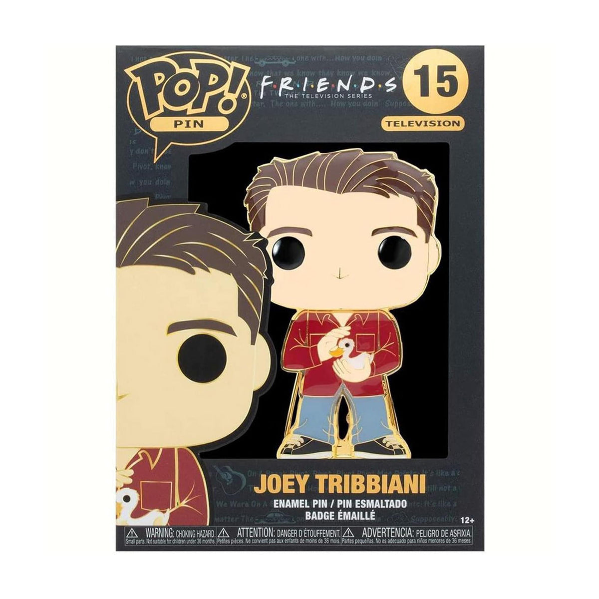 Friends 3 Inch Funko POP Pin | Joey
