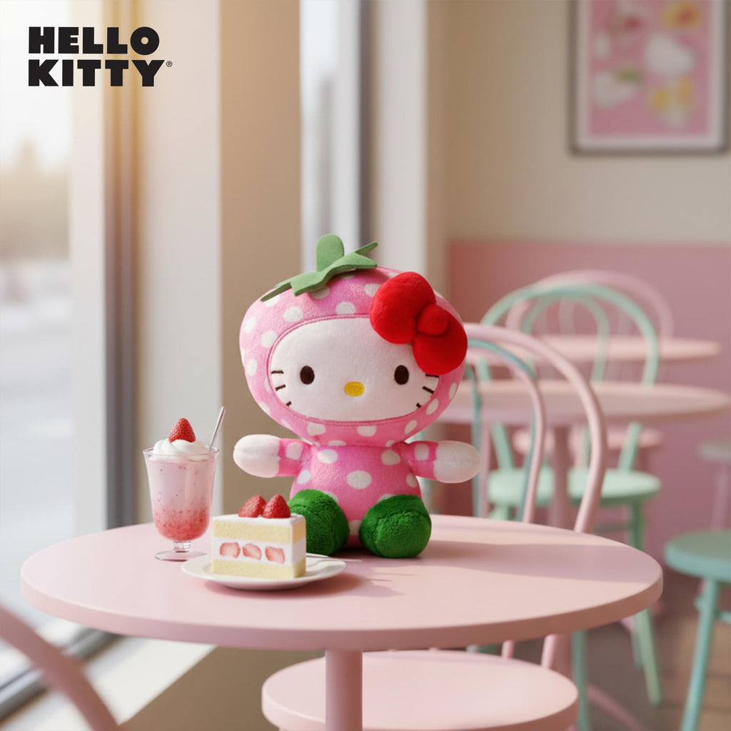 Sanrio Hello Kitty Fruit Costume 6 Inch Plush | Strawberry