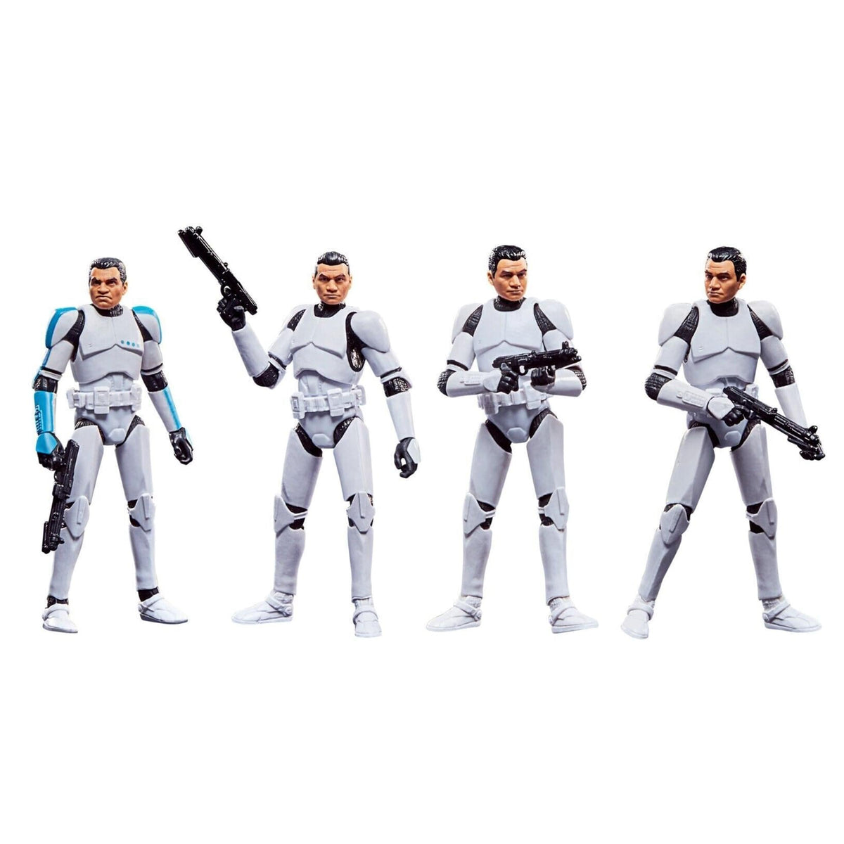 Star Wars 3.75 Inch Action Figure 4-Pack | Phase I Clone Troopers