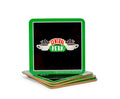 Friends Central Perk Logo Cork Coasters | Set of 4