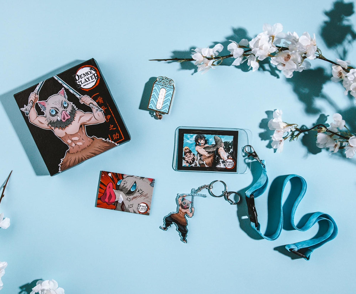 Demon Slayer LookSee Mystery Gift Box | Includes 5 Collectibles | Inosuke