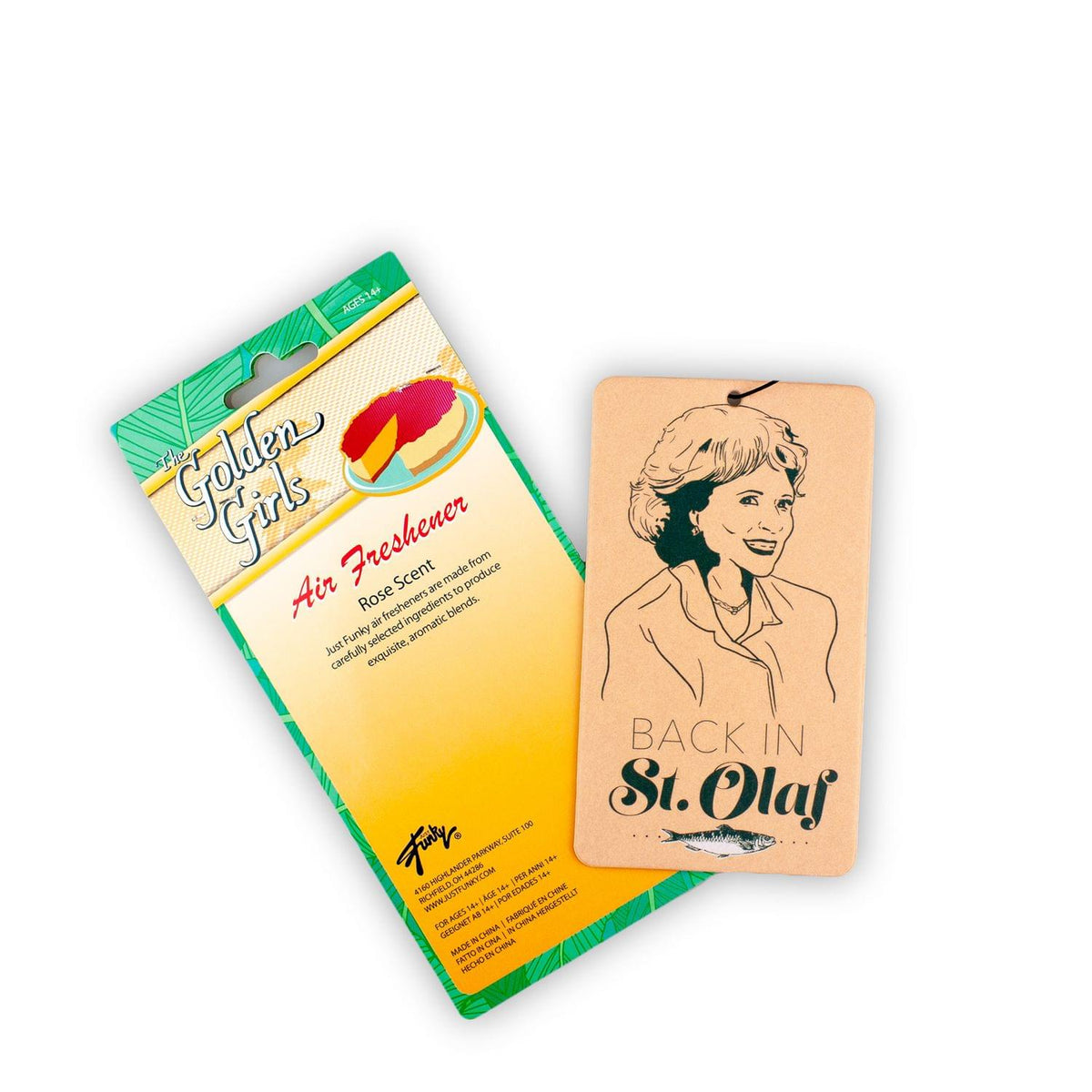 OFFICIAL Golden Girls Air Freshener | Feat. Rose, Back in St. Olaf | Rose Scent