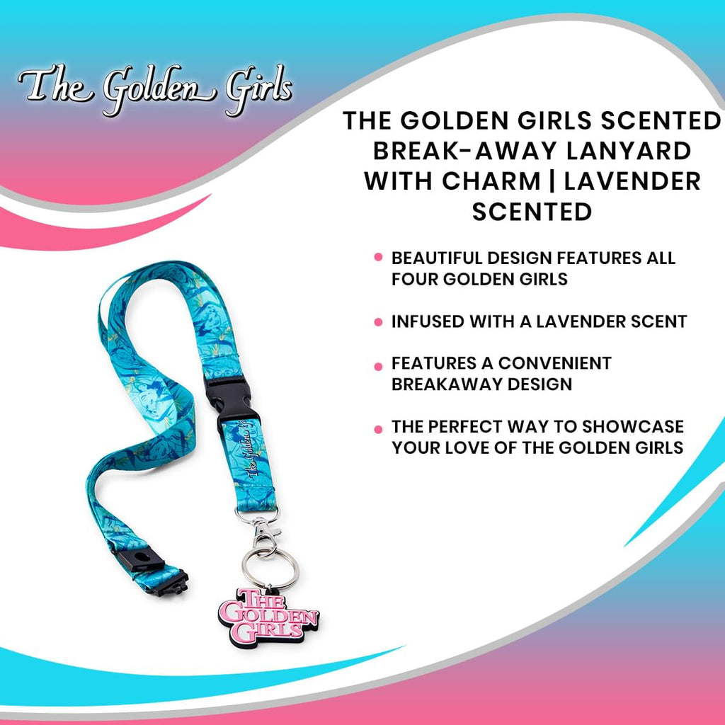 The Golden Girls Scented Break-Away Lanyard With Charm | Lavender Scented