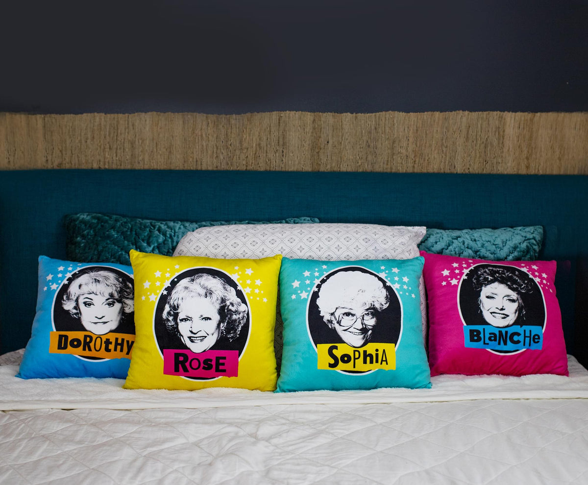 The Golden Girls 14-Inch Character Throw Pillows | Set of 4
