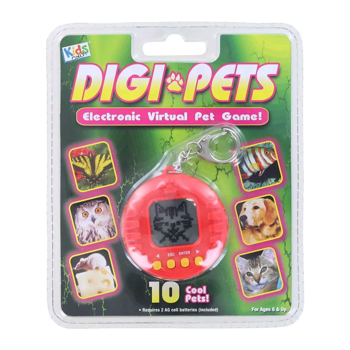 Digi Pets Electronic Virtual Pet Game | Red