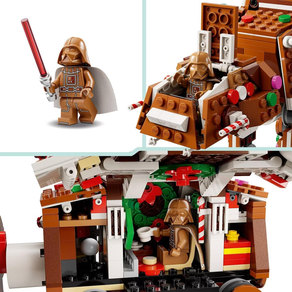 Star Wars LEGO 40806 Gingerbread AT-AT Walker 697-Piece Building Set