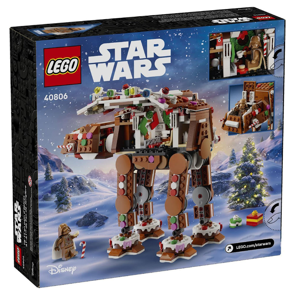 Star Wars LEGO 40806 Gingerbread AT-AT Walker 697-Piece Building Set