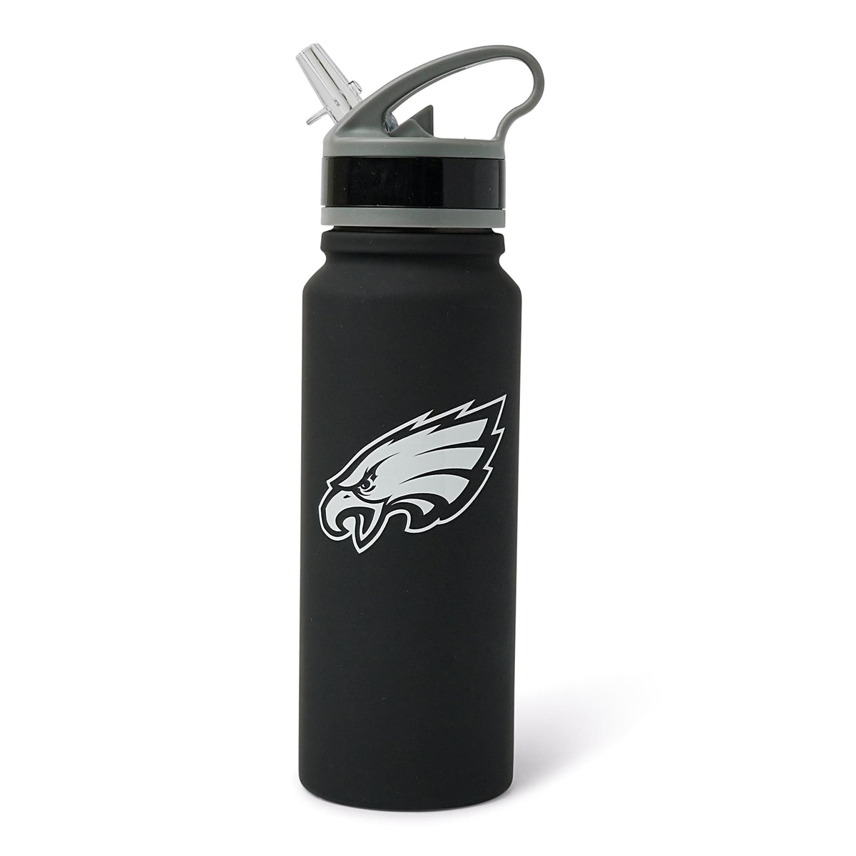 Philadelphia Eagles Black 25-Ounce Stainless Steel Flip-Top NFL Water Bottle
