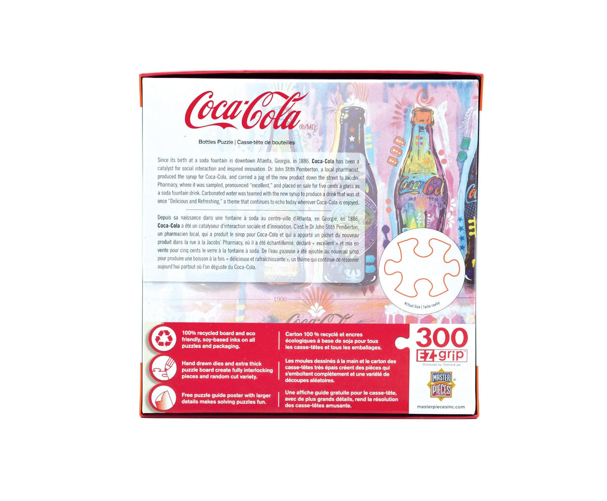 Coca-Cola Bottles 300 Piece EZ Grip Jigsaw Puzzle