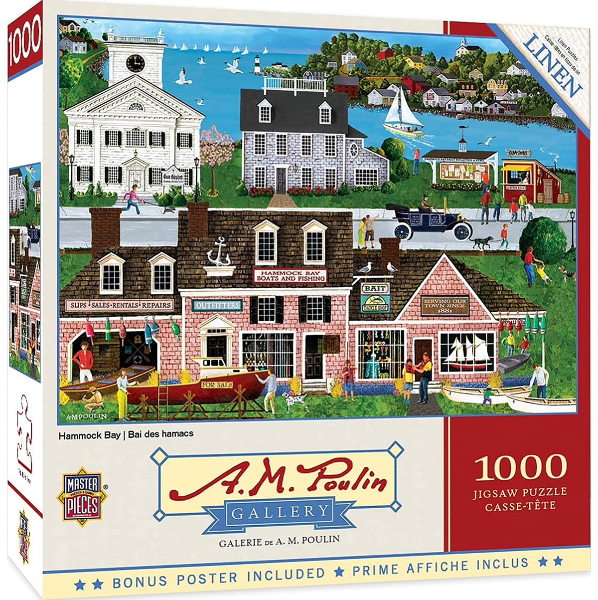 Hammock Bay 1000 Piece Linen Finish Jigsaw Puzzle