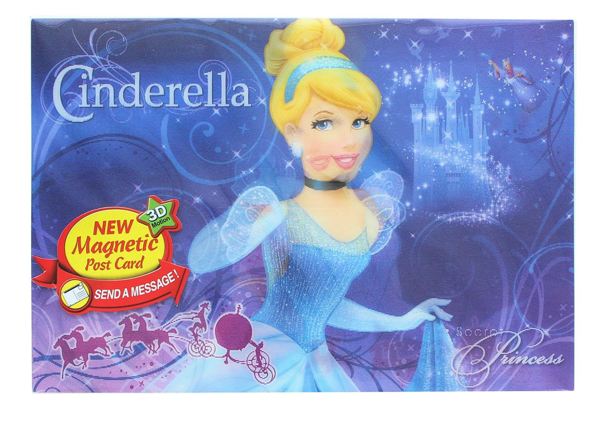 Disney Cinderella 3D Motion Picture Card Magnet