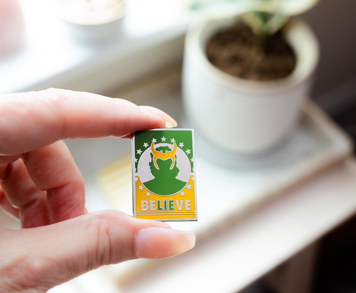 Marvel Studios Loki "Believe" Limited Edition Enamel Pin | SDCC 2022 Exclusive