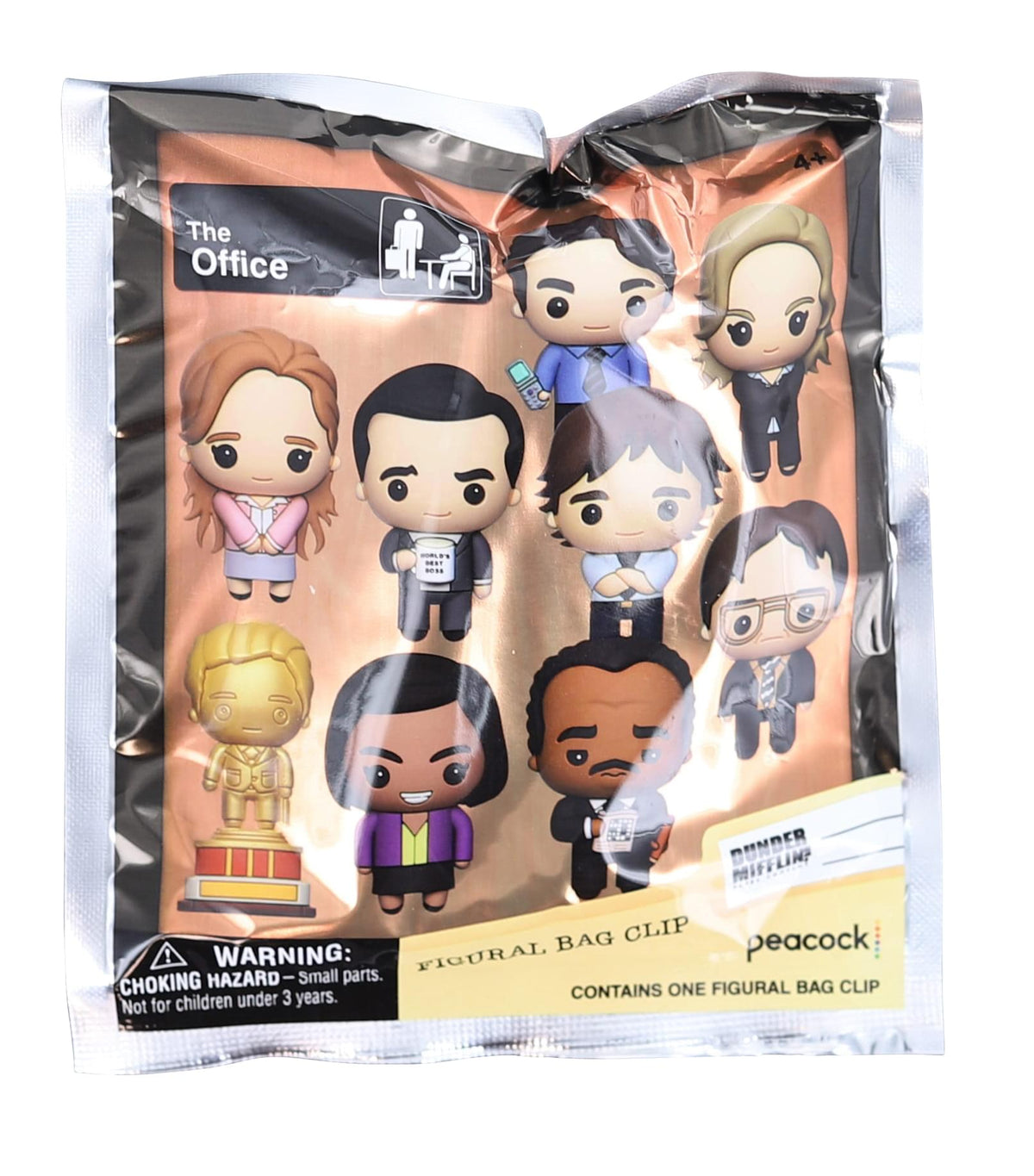 The Office 3D Foam Bag Clip | 1 Random