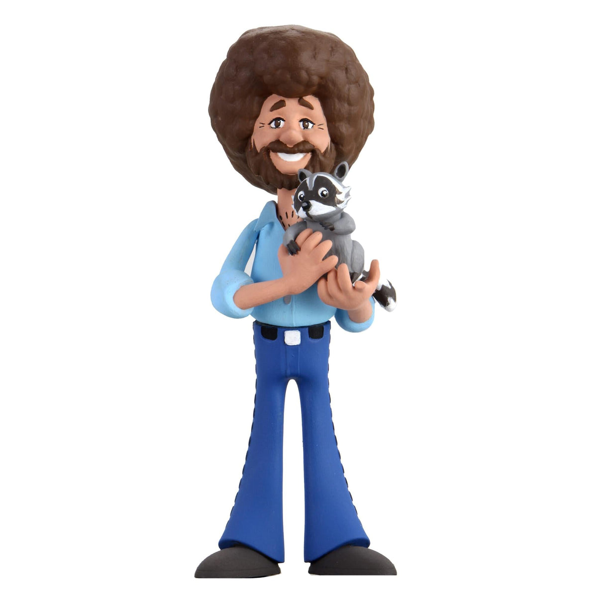 Bob Ross Toony Classics 6 Inch Figure | Bob Ross and Raccoon