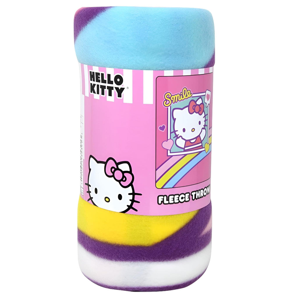 Sanrio Hello Kitty 45 x 60 Inch Fleece Throw Blanket