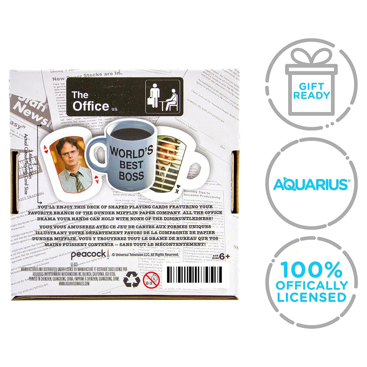 The Office Coffee Mug Shaped Playing Cards