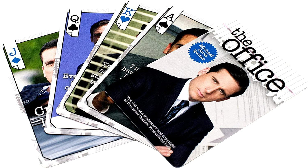 The Office Michael Quotes Playing Cards | 52 Card Deck + 2 Jokers